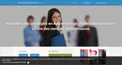 Desktop Screenshot of contrat-alternance.com